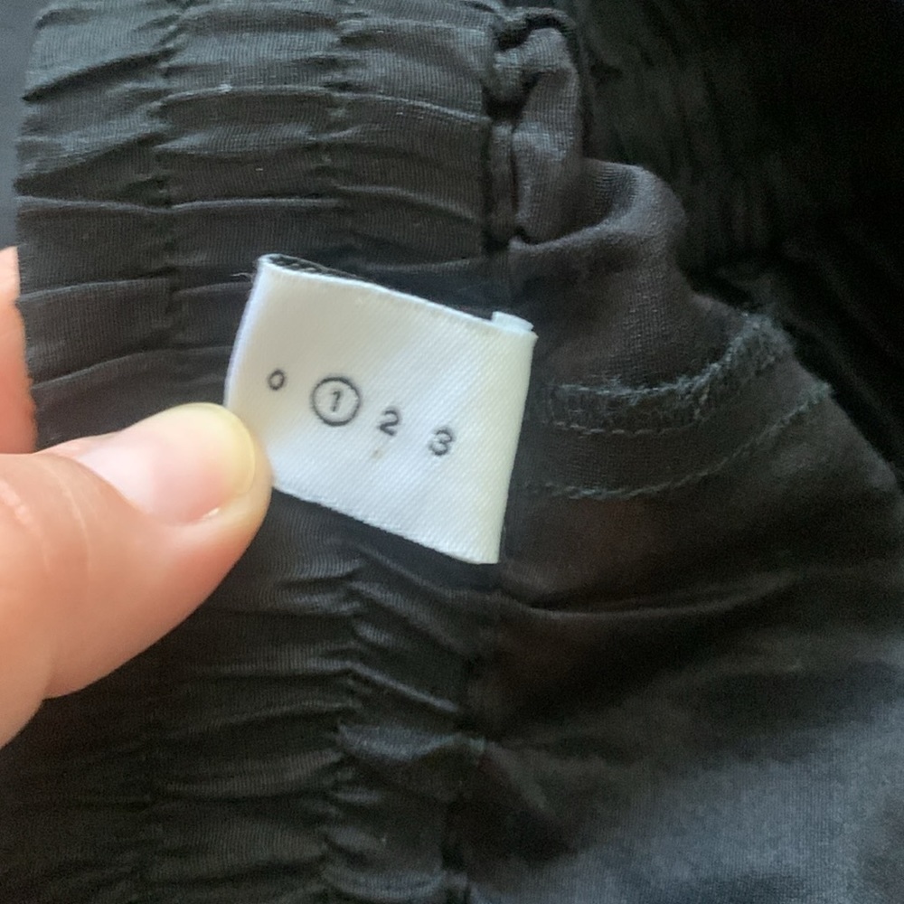 SIR. Black Cover Up Sheer Pants in Black 4 - Picture 10 of 11